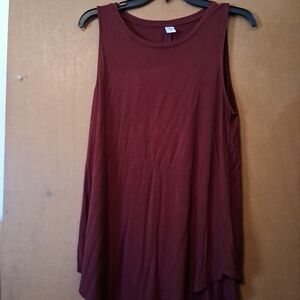 Old Navy Luxe Deep Red Top